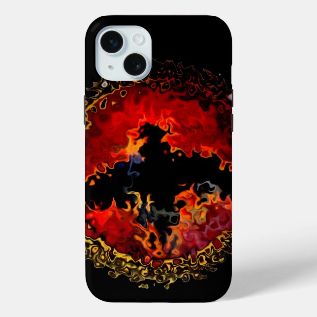 Cool Black and Red Bat Case-Mate iPhone Case (Back)