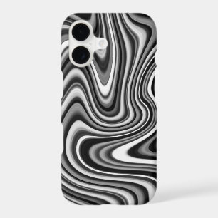 COOL Black and White Digital Marble Pattern
