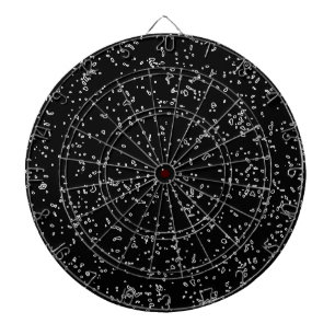 Cool Black And White Fractal Art Patterns Modern Dartboard