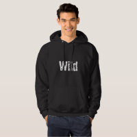 Cool black and white wolf print at back side men