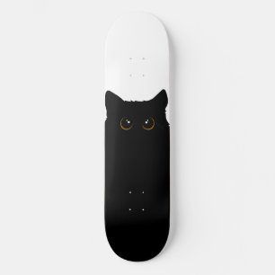 Cool Black Cat Skateboard