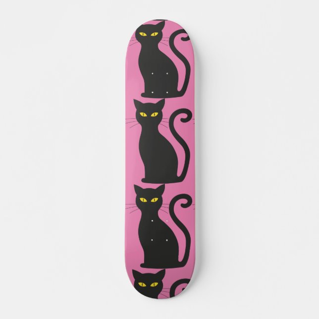 COOL BLACK CAT SKATEBOARDS (Front)