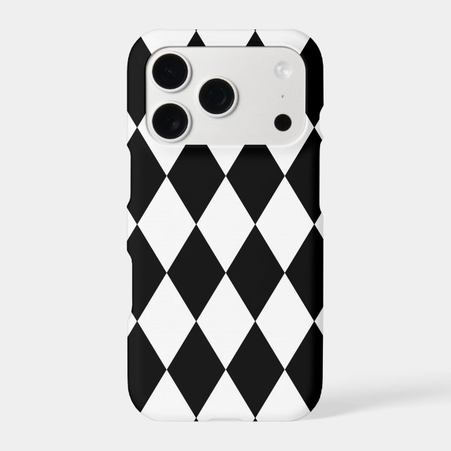 Cool Black Diamonds Pattern (Back)