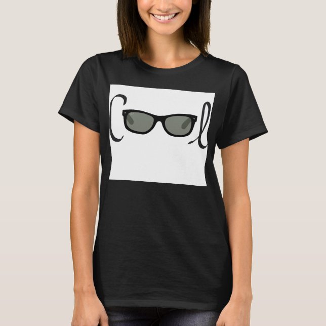 Cool Black Sunglasses Toddler Shirt (Front)