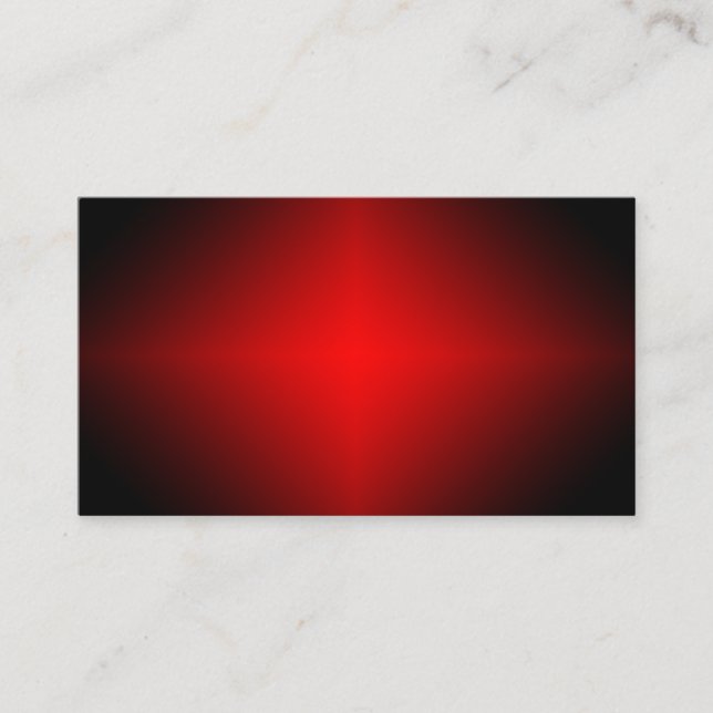 Cool Blank Red Silhouette Background Business Card (Front)