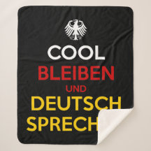 Cool Bleiben und Deutsch Sprechen