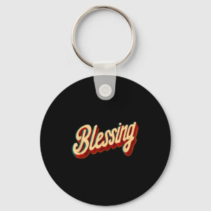 Cool Blessing Emblem For Boys And Girls Key Ring