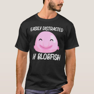 Cool Blobfish Design For Men Women Fishermen Fish T-Shirt