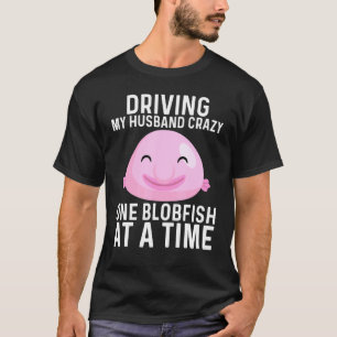 Cool Blobfish Design For Women Mum Fishermen Fish  T-Shirt