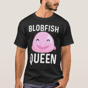 Cool Blobfish Design For Women Mum Fishermen Fish  T-Shirt