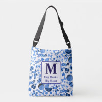 cool blue Baby boy Nursery Pattern personalised