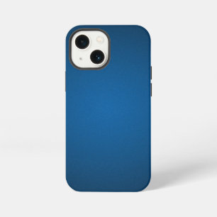 Cool Blue-Black Grainy Vignette iPhone Case