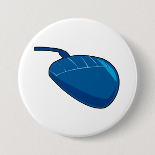Cool Blue Computer Mouse Tech 7.5 Cm Round Badge