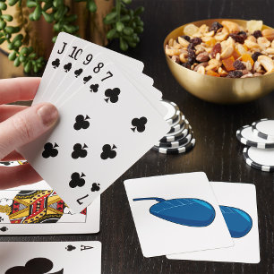 Cool Blue Computer Mouse Tech Playing Cards