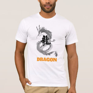 Cool Blue Dragon Graphic T-Shirt - Japanese Aesthe