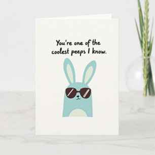 Cool Blue Friend Pattern Card