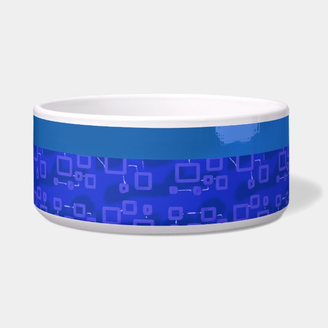 Cool Blue  Geometric Stripes (Front)