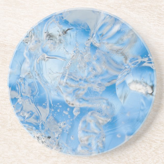 Cool Blue Iceberg Coaster (Front)