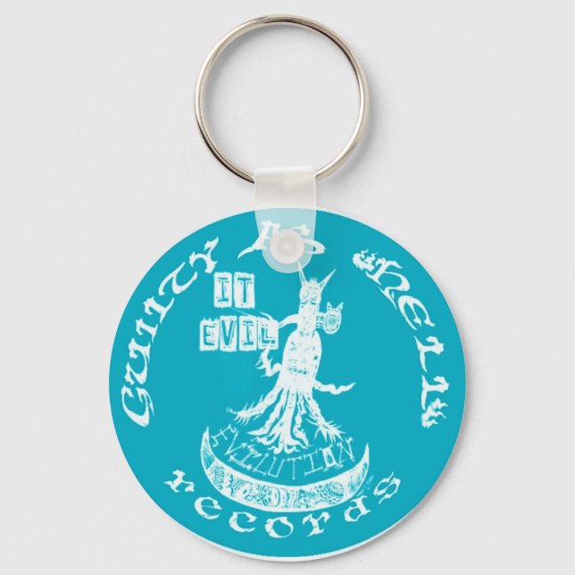 COOL BLUE "It Evil" Key Ring (Front)