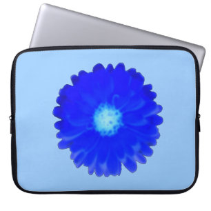 Cool Blue Marigold Laptop Bag