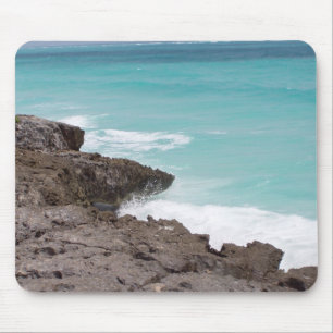 Cool blue mouse pad