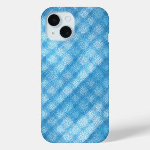 Cool Blue Quilted Texture Phone Case