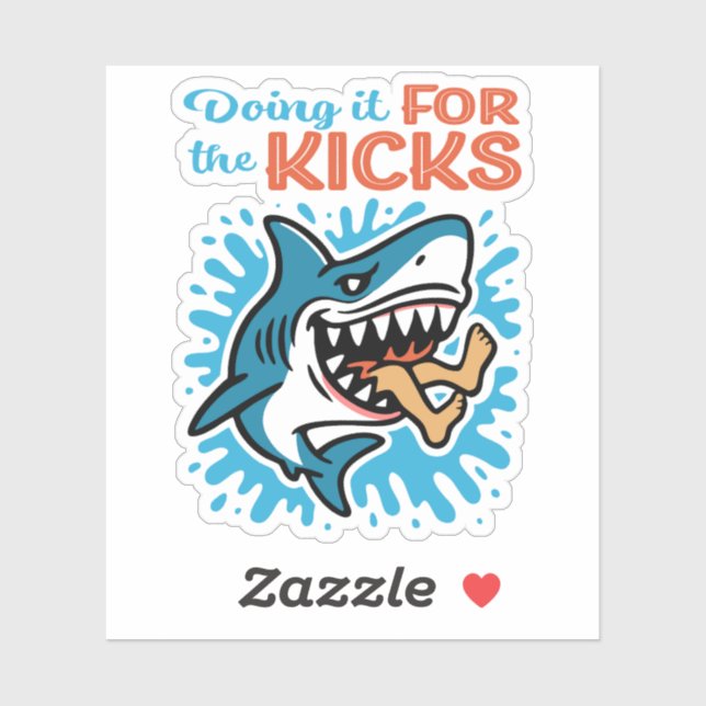 Cool Blue Shark for Kicks (Sheet)
