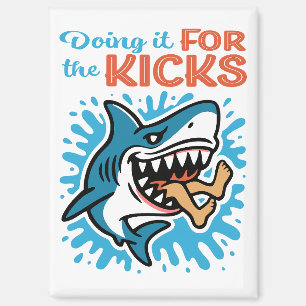 Cool Blue Shark for Kicks Magnet