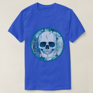 Cool Blue Skull T-Shirt