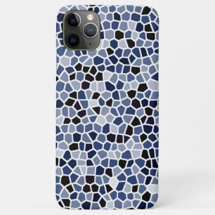 COOL Blue Stained Glass Pattern iPhone 11 Pro Max Case