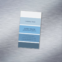 Cool Blue Striped Professional Painter