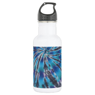Cool Blue Swirl Spiral Tie Dye 532 Ml Water Bottle