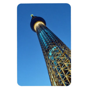 Cool Blue Tokyo Skytree: Japan Magnet