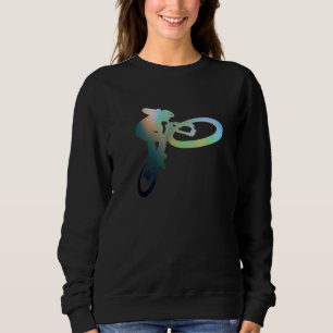 Cool Bmx Bike For Halfpipe With Nice Wheel Bmx Stu Sweatshirt