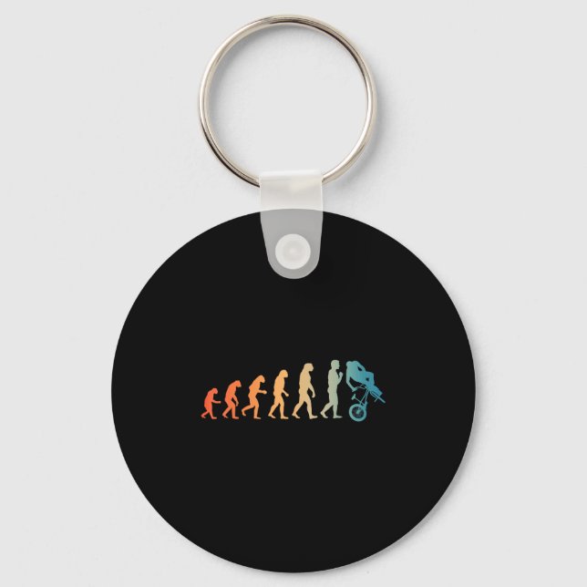 Cool Bmx Design For Men Women Boys Bmx Rider Off R Key Ring (Front)