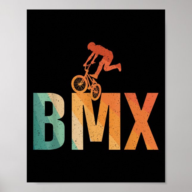 Cool Bmx Design For Men Women Boys Bmx Rider Off R Poster (Front)