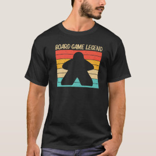 Cool Board Game For Men Women Board Gamer Meeple T-Shirt
