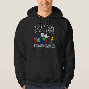 Cool Board Games Art For Girls Kids Meeple Card Ch Hoodie