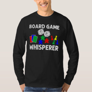 Cool Board Games Art For Men Women Meeple Card Che T-Shirt