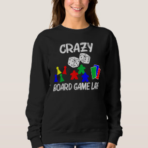 Cool Board Games Art For Women Mum Meeple Card Che Sweatshirt