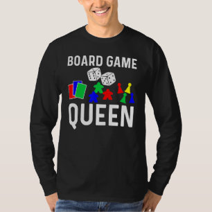 Cool Board Games Art For Women Mum Meeple Card Che T-Shirt