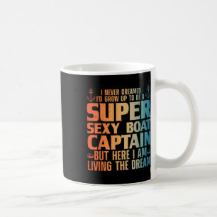 Cool Boat Captain For Men Women Sail Pontoon Boati Coffee Mug
