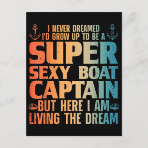 Cool Boat Captain For Men Women Sail Pontoon Boati Enclosure Card