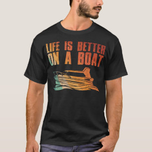 Cool Boating For Men Women Boat Captain Pontoon Ya T-Shirt