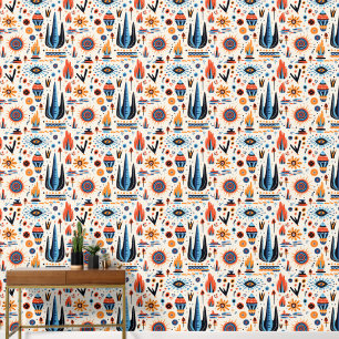 Cool Boho Southwestern pattern tiled  Wallpaper