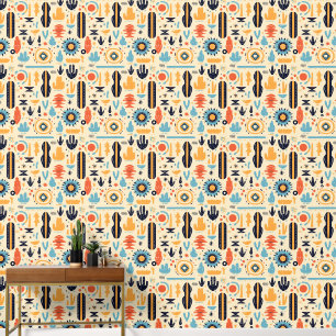 Cool Boho Southwestern pattern tiled  Wallpaper