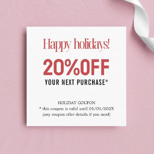 Cool Bold Elegant Red Gold White Coupon