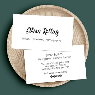 Cool Bold Marker Signature Script Font Business Ca Card