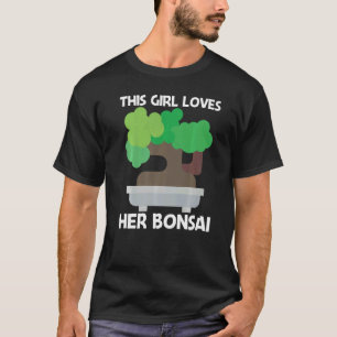 Cool Bonsai For Girls Kids Tree Plant Garden 1 T-Shirt