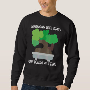 Cool Bonsai For Men Dad Boys Tree Plant Garden   Sweatshirt